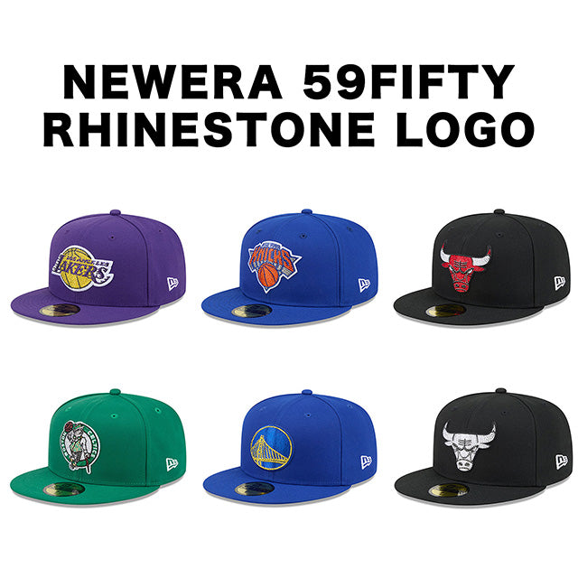 海外取寄 NBA ラインストーンロゴモデル ニューエラ キャップ 59FIFTY NBA RHINESTONE LOGO FITTED CAP