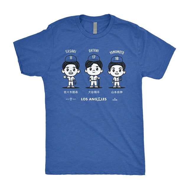大谷翔平・山本由伸・佐々木朗希モデル 海外取寄 Tシャツ 3 TOMODACHI T-SHIRT