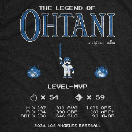 大谷翔平モデル 海外取寄 Tシャツ THE LEGEND OF OHTAIN T-SHIRT ロサンゼルス ドジャース