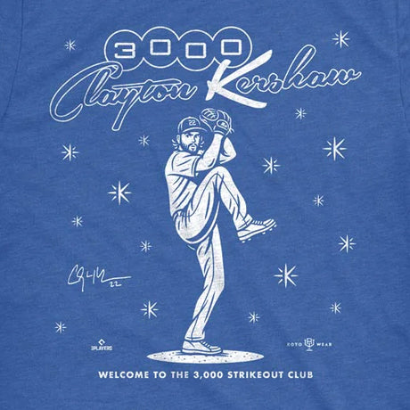 クレイトン カーショウモデル 海外取寄 Tシャツ 3000K's T-SHIRT