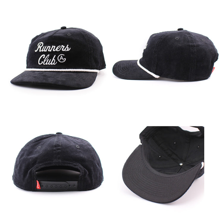 3色展開 アカプルコ ゴールド RUNNERS CLUB CORDUROY BOAT CAP