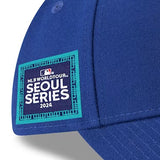 2024開幕ソウルシリーズモデル 海外取寄 ニューエラ 9FORTY ロサンゼルス ドジャース MLB 2024 WORLD TOUR SEOUL SERIES STRAPBACK CAP ROYAL BLUE