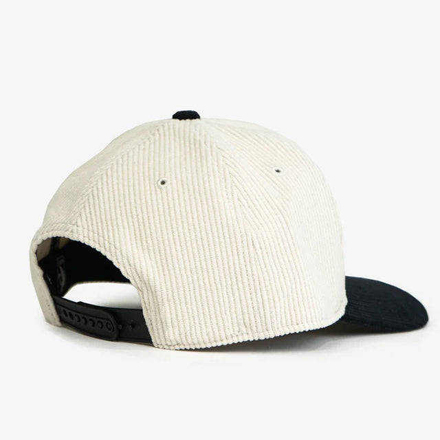 海外取寄 47ブランド キャップ スナップバック SLAM THICK CORDUROY SCRIPT HITCH SNAPBACK CAP CREAM