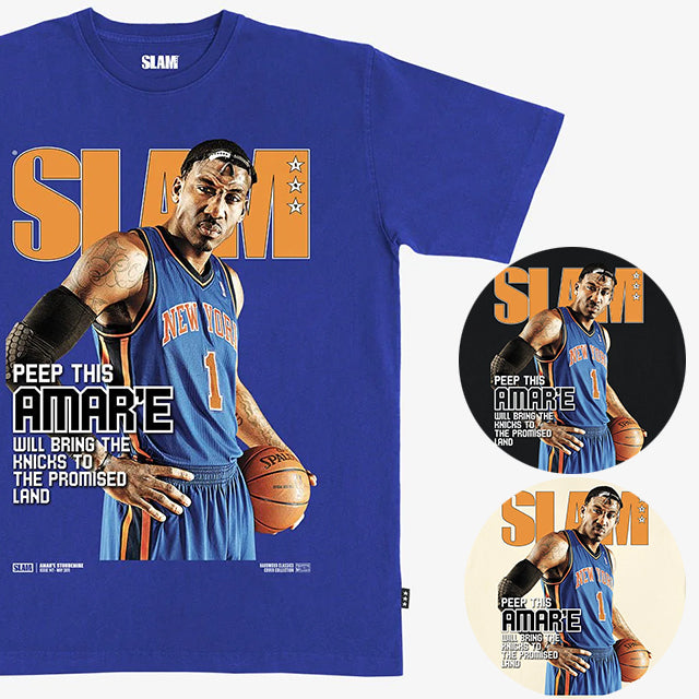 アマーレ スタウダマイアーモデル スラム ニューヨーク ニックス Tシャツ 海外取寄 SLAM HARDWOOD CLASSIC COVER T-SHIRT