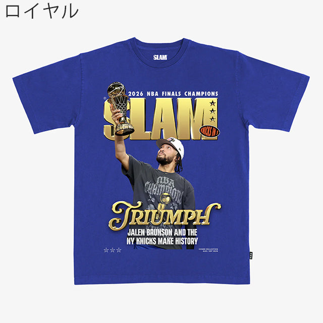 ジェイレン ブランソンモデル スラム ニューヨーク ニックス Tシャツ 海外取寄 2026 SLAM COVER CHAMPIONS T-SHIRT