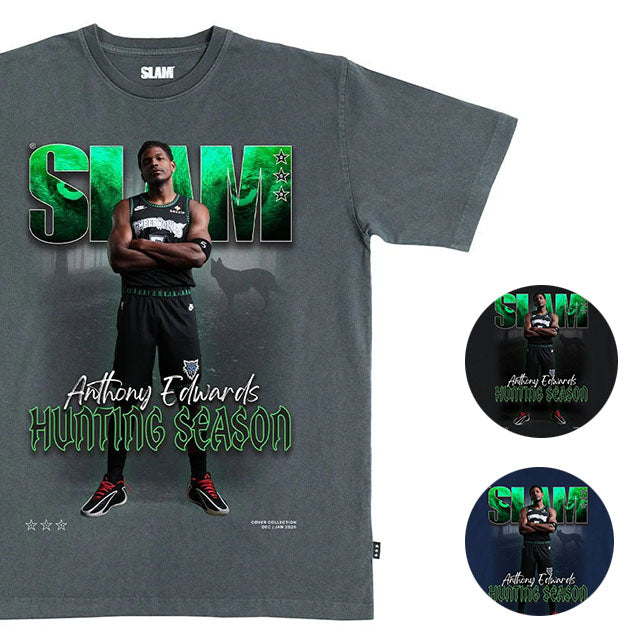 アンソニー エドワーズモデル スラム ミネソタ ティンバーウルブズ Tシャツ海外取寄 2026 SLAM COVER T-SHIRT