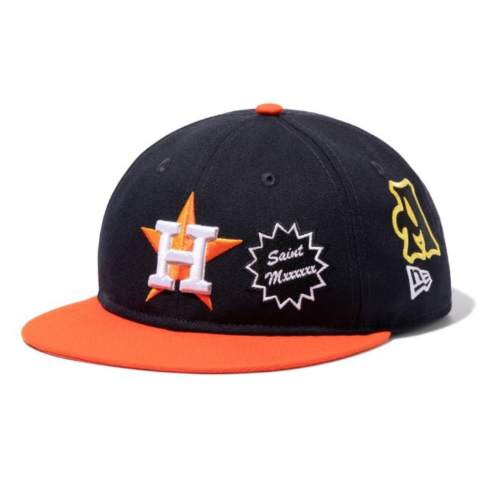 ©SAINT Mxxxxxx NEW ERA RC9FIFTY HOUSTON ASTROS RETRO CROWN SNAPPBACK CAP