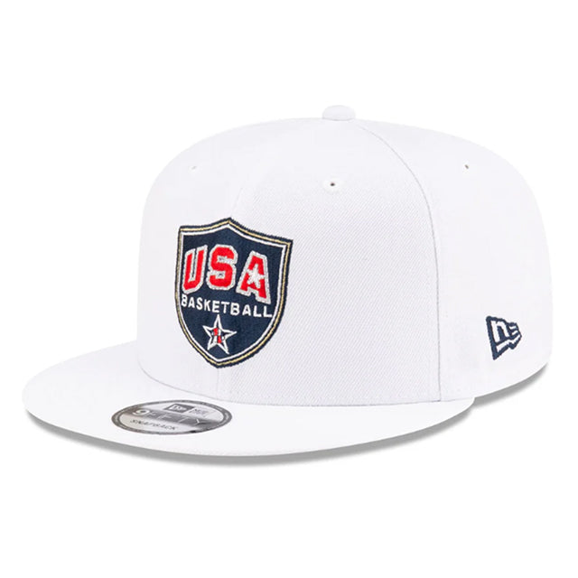 USA代表 ドリームチーム ニューエラ キャップ 9FIFTY USA BASKETBALL DREAM TEAM SHIELD SNAPBACK CAP WHITE