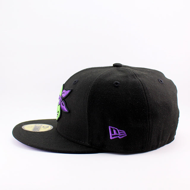 ニューエラ キャップ 59FIFTY ティーンエイジ ミュータント ニンジャ タートルズ DONATELLO FITTED CAP BLACK