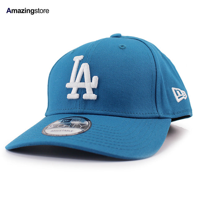 EU AU限定モデル ニューエラ キャップ 9FORTY ストラップバック ロサンゼルス ドジャース MLB LEAGUE ESSENTIAL STRAPBACK CAP BLUE