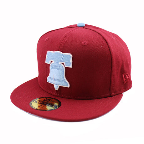 ニューエラ 59FIFTY フィラデルフィア フィリーズMLB 1980 WORLD SERIES FITTED CAP BURGUNDY