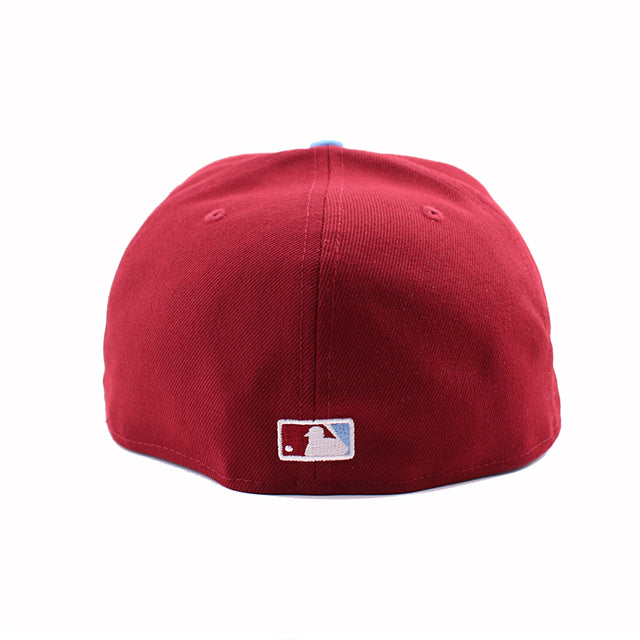 ニューエラ 59FIFTY フィラデルフィア フィリーズMLB 1980 WORLD SERIES FITTED CAP BURGUNDY