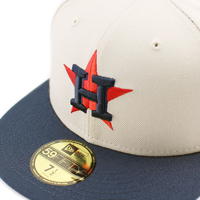 ニューエラ キャップ 59FIFTY ヒューストン アストロズ MLB TEAM BASIC FITTED CAP STONE NAVY