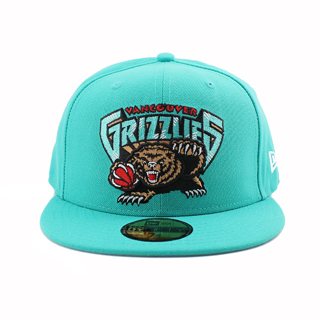ニューエラ キャップ 59FIFTY バンクーバー グリズリーズ NBA HARDWOOD CLASSICS EDITION FITTED CAP TEAL