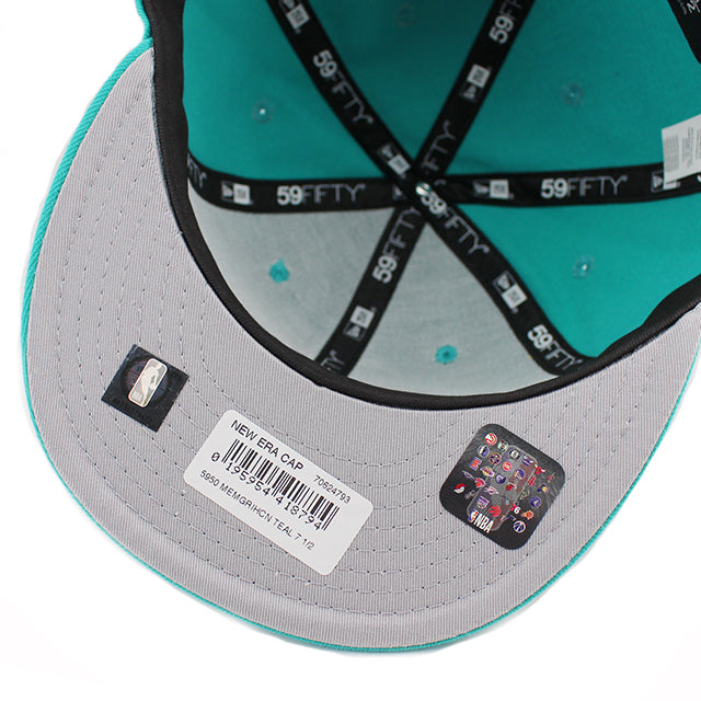 ニューエラ キャップ 59FIFTY バンクーバー グリズリーズ NBA HARDWOOD CLASSICS EDITION FITTED CAP TEAL