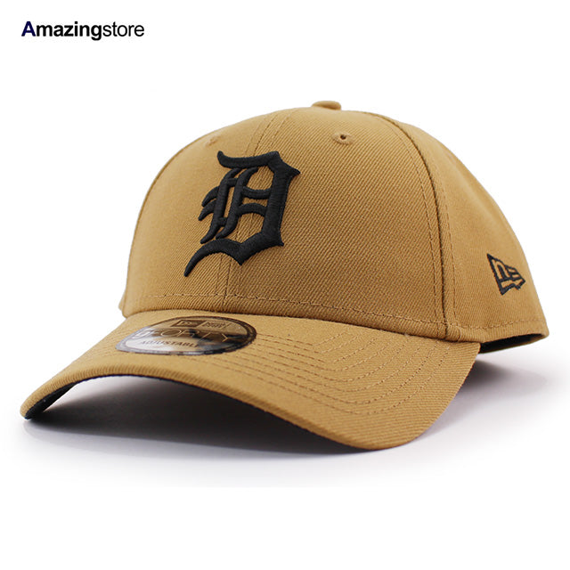 EU AU限定モデル ニューエラ キャップ 9FORTY ストラップバック デトロイト タイガース MLB LEAGUE ESSENTIAL STRAPBACK CAP KHAKI