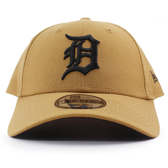 EU AU限定モデル ニューエラ キャップ 9FORTY ストラップバック デトロイト タイガース MLB LEAGUE ESSENTIAL STRAPBACK CAP KHAKI