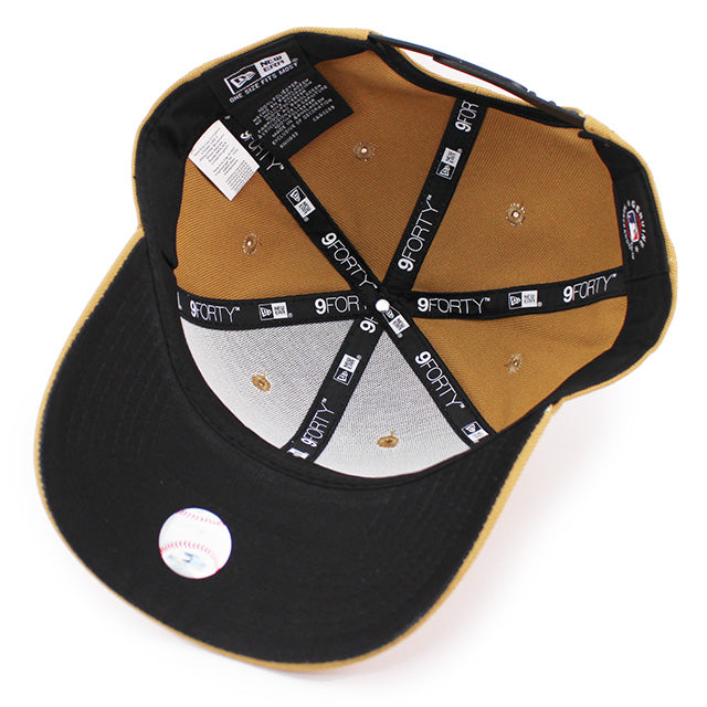 EU AU限定モデル ニューエラ キャップ 9FORTY ストラップバック デトロイト タイガース MLB LEAGUE ESSENTIAL STRAPBACK CAP KHAKI