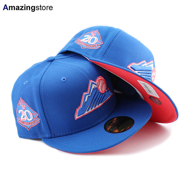 ニューエラ キャップ 59FIFTY コロラド ロッキーズ MLB 20TH ANNIVERSARY FITTED CAP BLUE