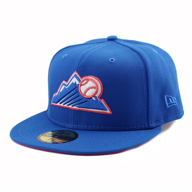 ニューエラ キャップ 59FIFTY コロラド ロッキーズ MLB 20TH ANNIVERSARY FITTED CAP BLUE
