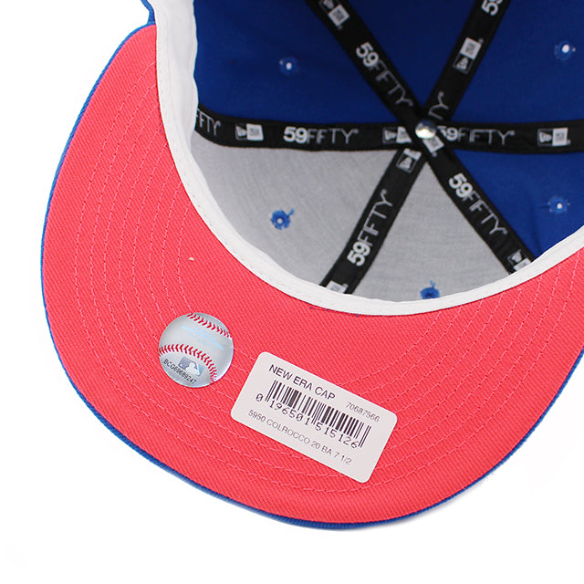 ニューエラ キャップ 59FIFTY コロラド ロッキーズ MLB 20TH ANNIVERSARY FITTED CAP BLUE