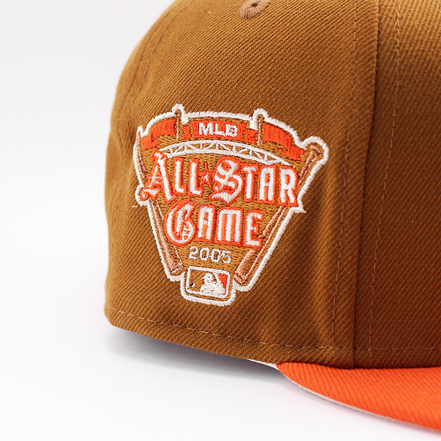 ニューエラ キャップ 59FIFTY デトロイト タイガース MLB 2005 ALL STAR FITTED CAP BOURBON ORANGE