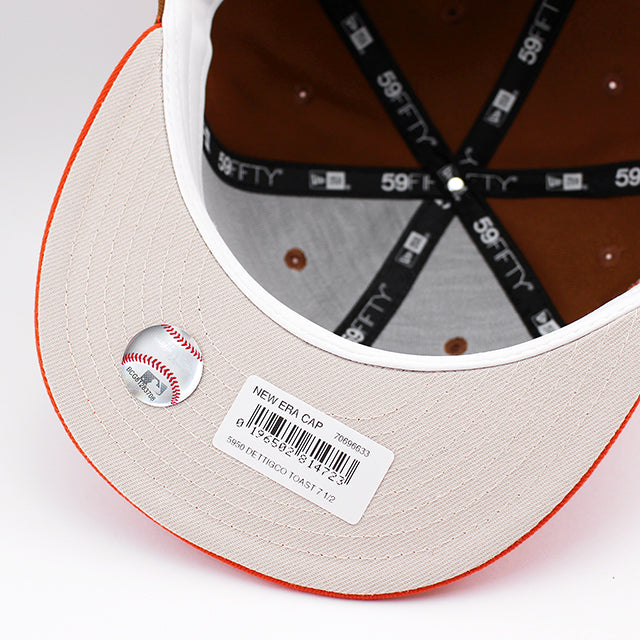 ニューエラ キャップ 59FIFTY デトロイト タイガース MLB 2005 ALL STAR FITTED CAP BOURBON ORANGE