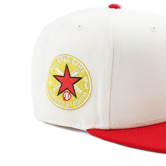 ニューエラ キャップ 59FIFTY デトロイト タイガース MLB 1941 ALL STAR FITTED CAP CHROME RED