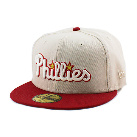 ニューエラ 59FIFTY フィラデルフィア フィリーズ MLB 2008 WORLD SERIES FITTED CAP STONE BURGUNDY