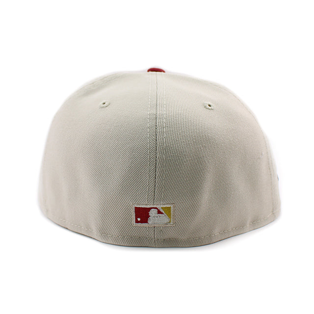 ニューエラ 59FIFTY フィラデルフィア フィリーズ MLB 2008 WORLD SERIES FITTED CAP STONE BURGUNDY