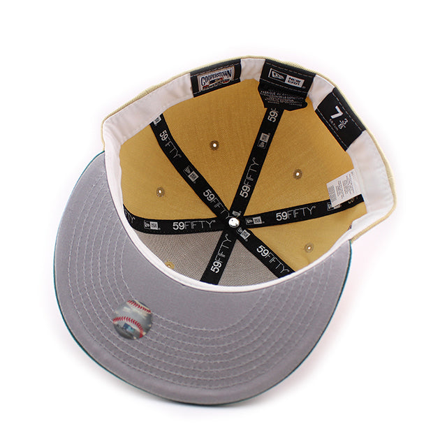 ニューエラ キャップ 59FIFTY シアトル マリナーズ MLB 40TH ANNIVERSARY GREY BOTTOM FITTED CAP STONE