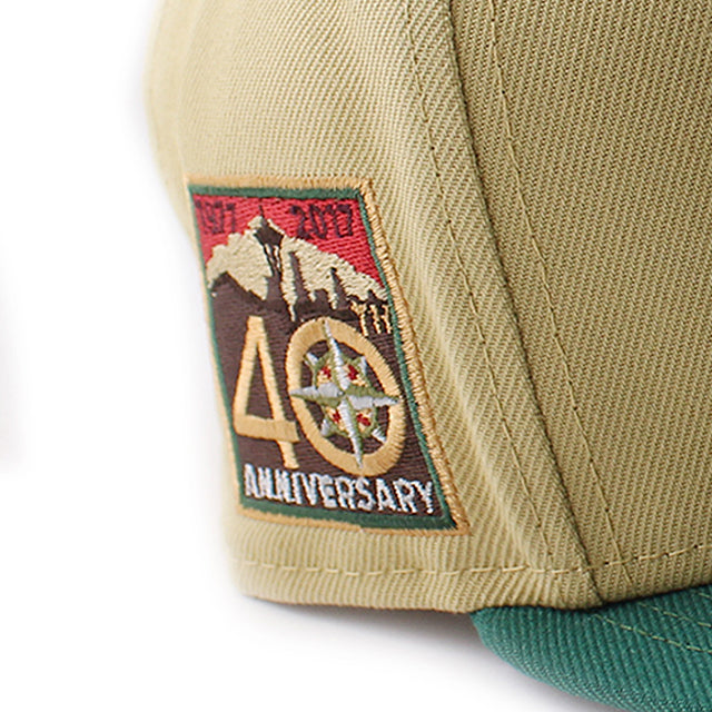 ニューエラ キャップ 59FIFTY シアトル マリナーズ MLB 40TH ANNIVERSARY GREY BOTTOM FITTED CAP STONE