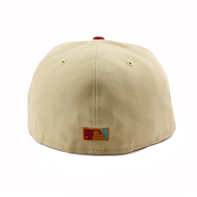 ニューエラ キャップ 59FIFTY カンザスシティ ロイヤルズ MLB 25TH ANNIVERSARY FITTED CAP BEIGE