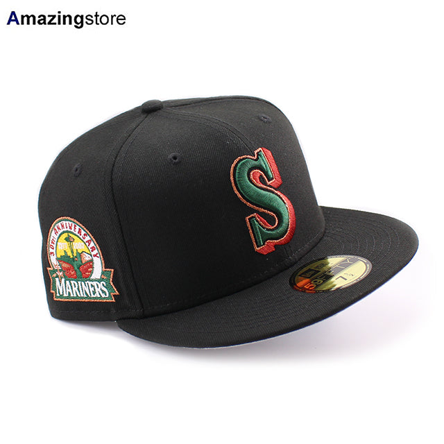ニューエラ キャップ 59FIFTY シアトル マリナーズ MLB 30TH ANNIVERSARY FITTED CAP BLACK