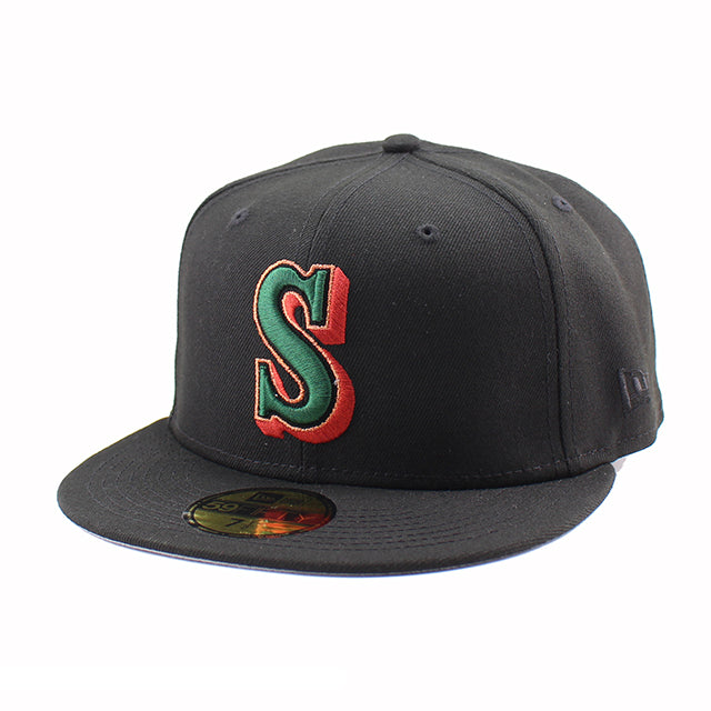 ニューエラ キャップ 59FIFTY シアトル マリナーズ MLB 30TH ANNIVERSARY FITTED CAP BLACK
