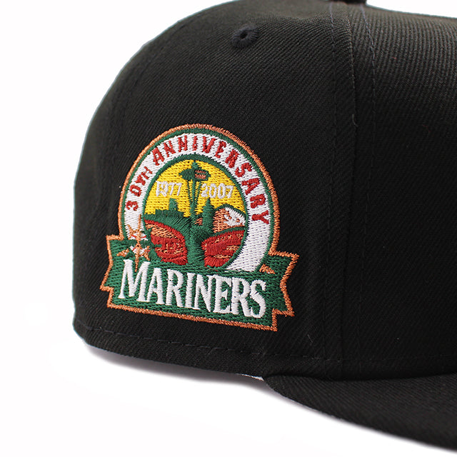 ニューエラ キャップ 59FIFTY シアトル マリナーズ MLB 30TH ANNIVERSARY FITTED CAP BLACK