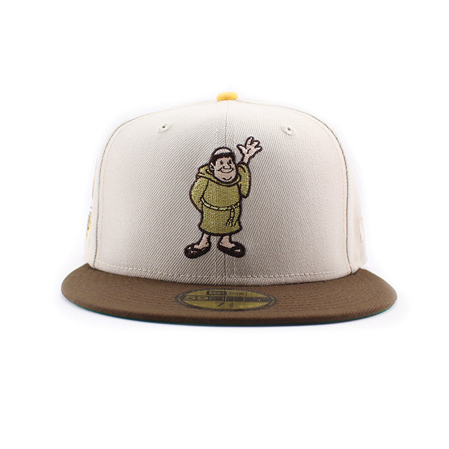 ニューエラ キャップ 59FIFTY サンディエゴ パドレス MLB 40TH ANNIVERSARY GREEN BOTTOM FITTED CAP STONE