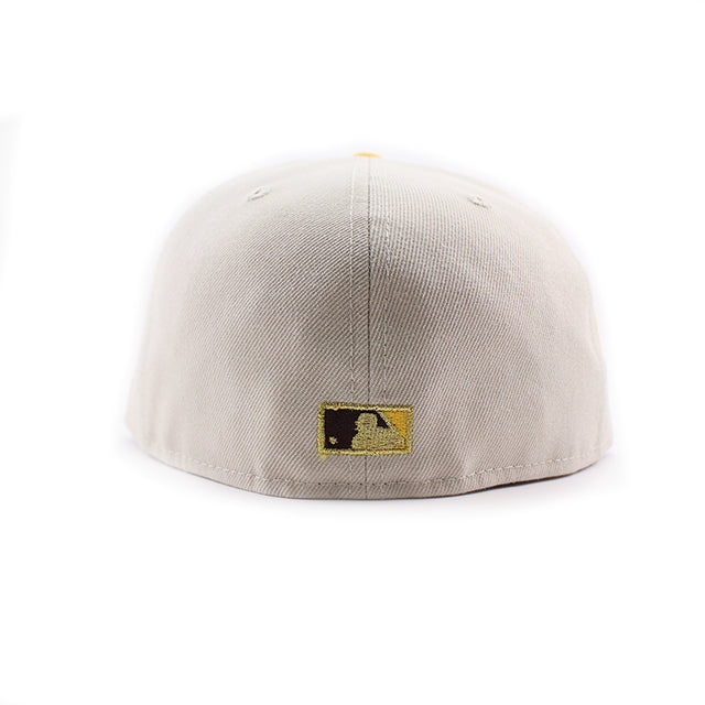 ニューエラ キャップ 59FIFTY サンディエゴ パドレス MLB 40TH ANNIVERSARY GREEN BOTTOM FITTED CAP STONE