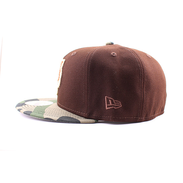 ニューエラ キャップ 59FIFTY デトロイト タイガース MLB 2000 TIGER STADIUM FITTED CAP BROWN CAMO