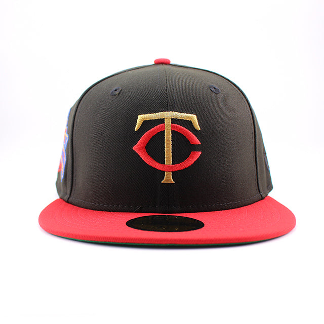 ニューエラ キャップ 59FIFTY ミネソタ ツインズ MLB 1985 ALL STAR GAME GREEN BOTTOM FITTED CAP BLACK