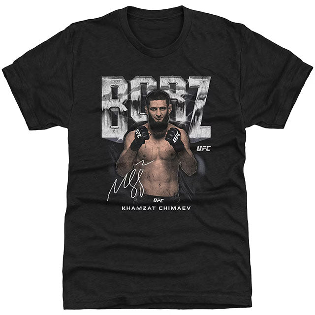 カムザット チマエフモデル 海外取寄 UFC Tシャツ 500 LEVEL BORZ PREMIUM TRI-BLEND T-SHIRT BLACK