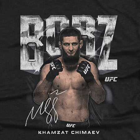 カムザット チマエフモデル 海外取寄 UFC Tシャツ 500 LEVEL BORZ PREMIUM TRI-BLEND T-SHIRT BLACK