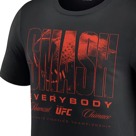 カムザット チマエフモデル 海外取寄 UFC Tシャツ GRAPHIC T-SHIRT BLACK-RED