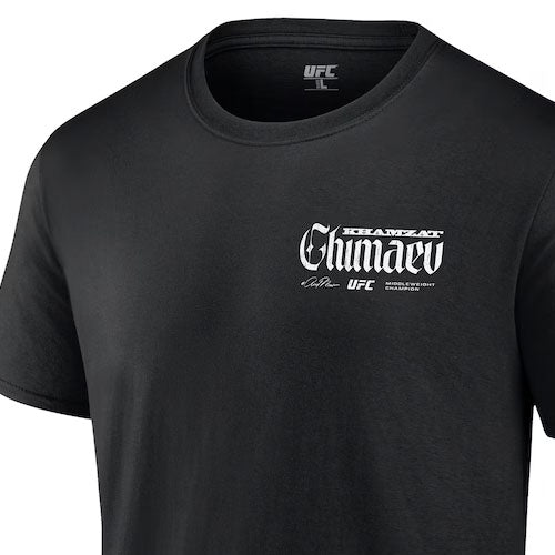 カムザット チマエフモデル 海外取寄 UFC Tシャツ UFC319 #ANDNEW WORLD MENS MIDDLEWEIGHT CHAMPION T-SHIRT BLACK