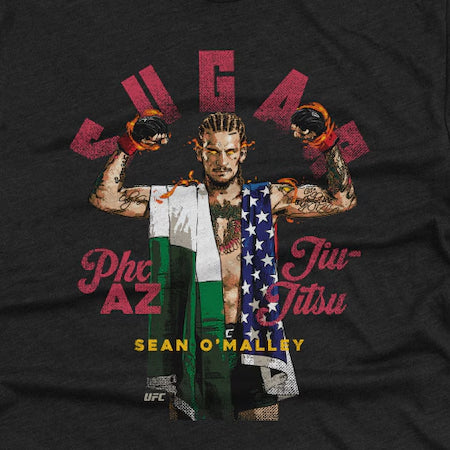 ショーン オマリーモデル 海外取寄 UFC Tシャツ 500 LEVEL TRI-BLEND T-SHIRT HEATHER BLACK