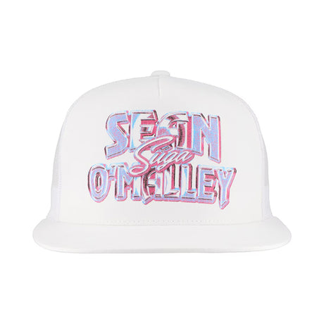 ショーン オマリーモデル 海外取寄 UFC メッシュキャップ QUASAR TRUCKER MESH CAP WHITE