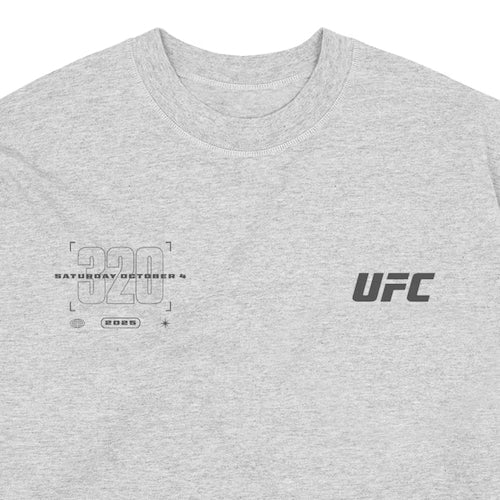 海外取寄 UFC320 Tシャツ VEGAS VIEW BOXY T-SHIRT GREY