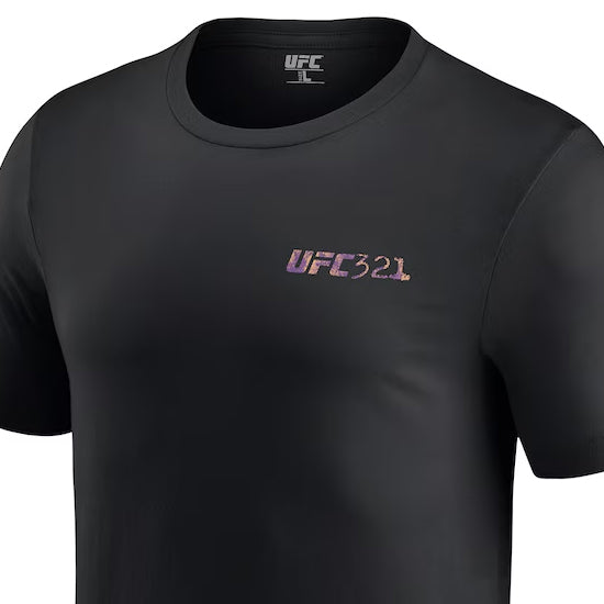 海外取寄 UFC321 Tシャツ トム・アスピナルvsシリル・ガーヌ / ヴィルナ・ジャンジローバvsマッケンジー・ダーンモデル MUTCHUP T-SHIRT BLACK