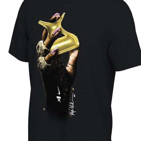 海外取寄 エイジャ・ウィルソンモデル ナイキ バスケ ラスベガス・エーシズ WNBA SUMMIT PLAYER T-SHIRT BLACK