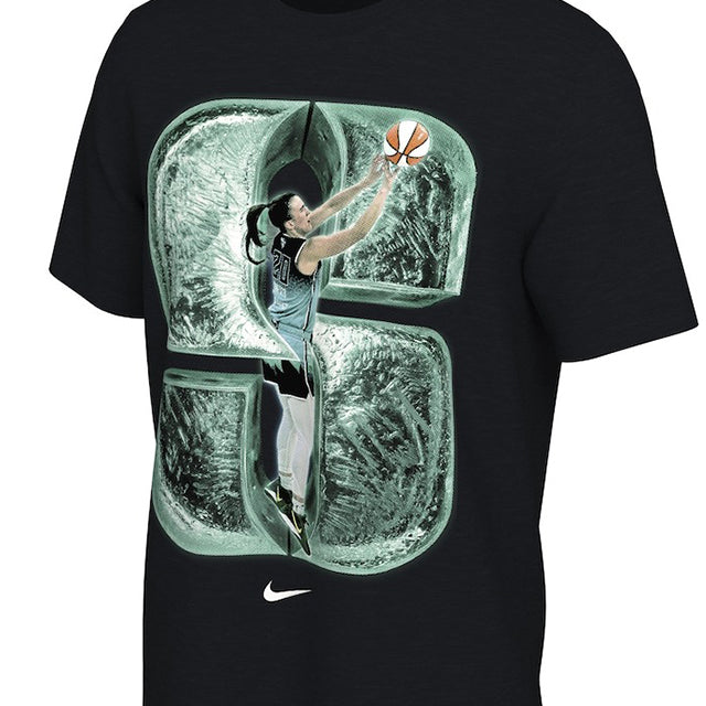 海外取寄 サブリナ・イオネスクモデル ナイキ バスケ ニューヨーク・リバティ WNBA SUMMIT PLAYER T-SHIRT BLACK